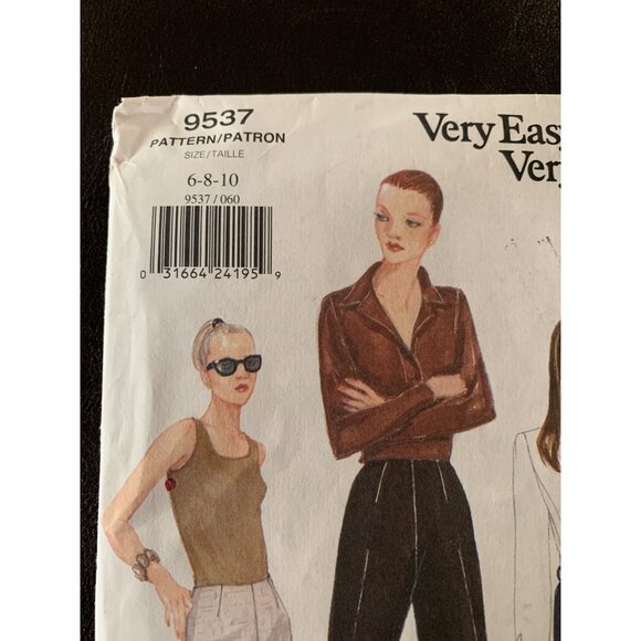 Vogue Misses Pants Sewing Pattern 9537 Sz 6 - 10 - Uncut - Picture 4 of 9